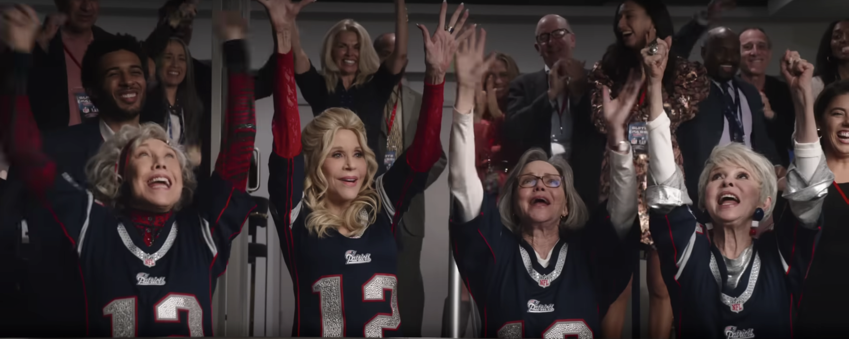 Bande-annonce : Lily Tomlin, Jane Fonda, Rita Moreno et Sally Field sont des inconditionnelles du football dans « 80 for Brady »